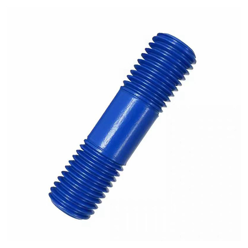Teflon Blue Stud Bolts การต่อต้านการกัดกร่อนทางทะเลการใช้งานพิเศษ