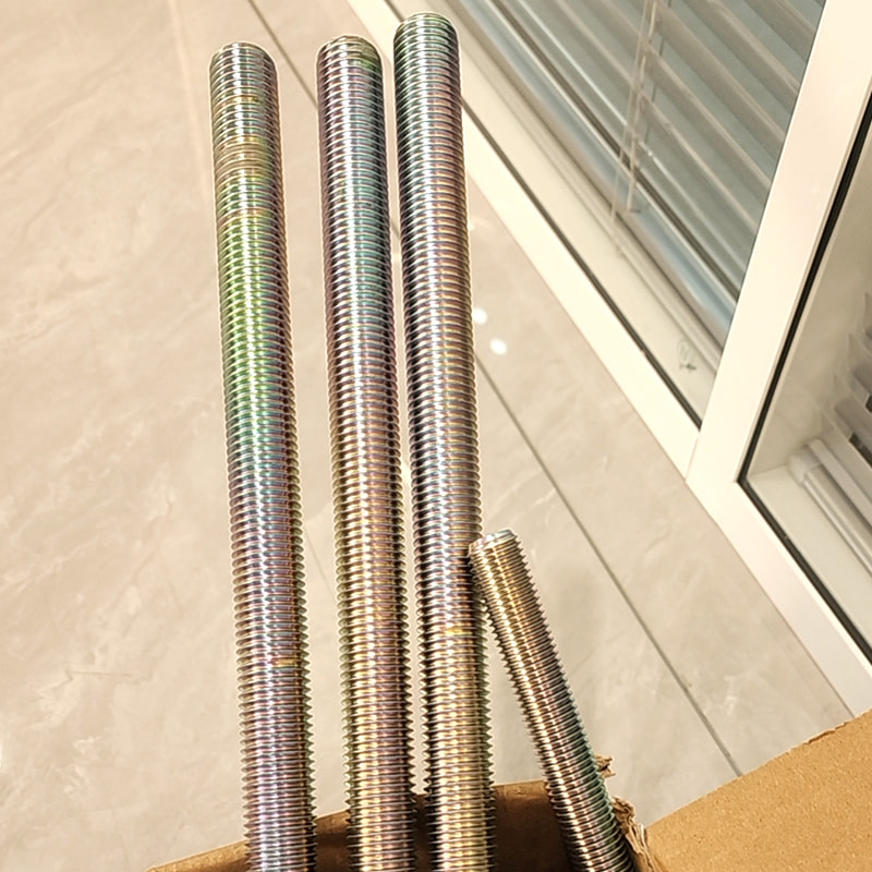 M16 * 300 เหล็กกล้าคาร์บอนเกรด 8.8 PTFE สีฟ้าเคลือบเกลียวเต็มเกลียว M16 * 300 เหล็กกล้าคาร์บอนเกรด 8.8 PTFE สีฟ้าเคลือบเกลียวเต็มเกลียว