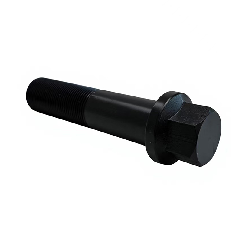 M8 × 40 เหล็กกล้าคาร์บอนเกรด 8.8 สลักเกลียวแปลนฝาสูบสีดำ