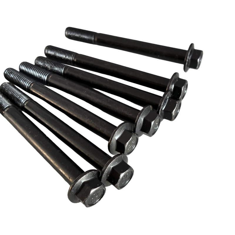 โลหะผสมเหล็ก M6 * 20 สลักเกลียวหน้าแปลนหกเหลี่ยมชุบสังกะสี โลหะผสมเหล็ก M6 * 20 สลักเกลียวหน้าแปลนหกเหลี่ยมชุบสังกะสี