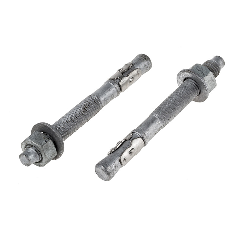 ASTM F1554 สลักเกลียวชุบสังกะสีแบบจุ่มร้อนของเหล็กกล้าคาร์บอน ASTM F1554 สลักเกลียวชุบสังกะสีแบบจุ่มร้อนของเหล็กกล้าคาร์บอน