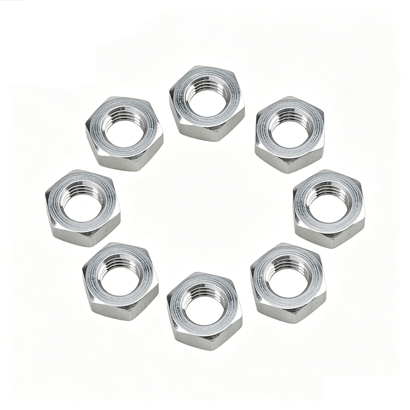 สแตนเลส 304 ถั่วแยม Hex หนักธรรมดา สแตนเลส 304 ถั่วแยม Hex หนักธรรมดา